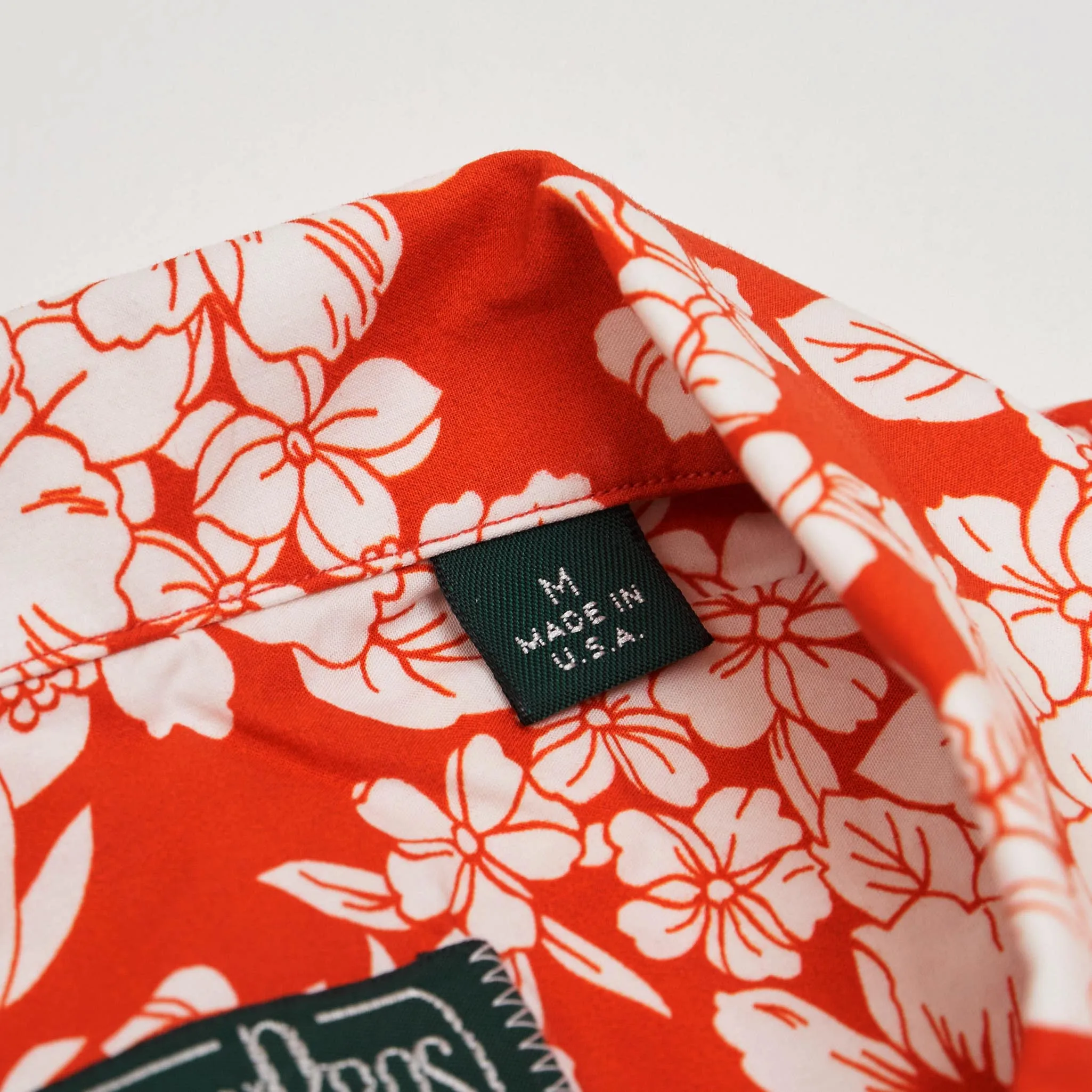 Gitman Vintage Hawaiian Hibiscus Shirt