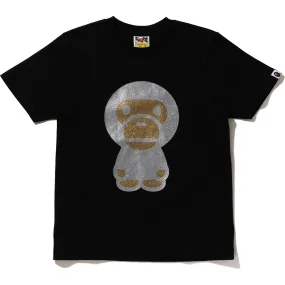 Ladies Glitter Big Baby MILO T-Shirt