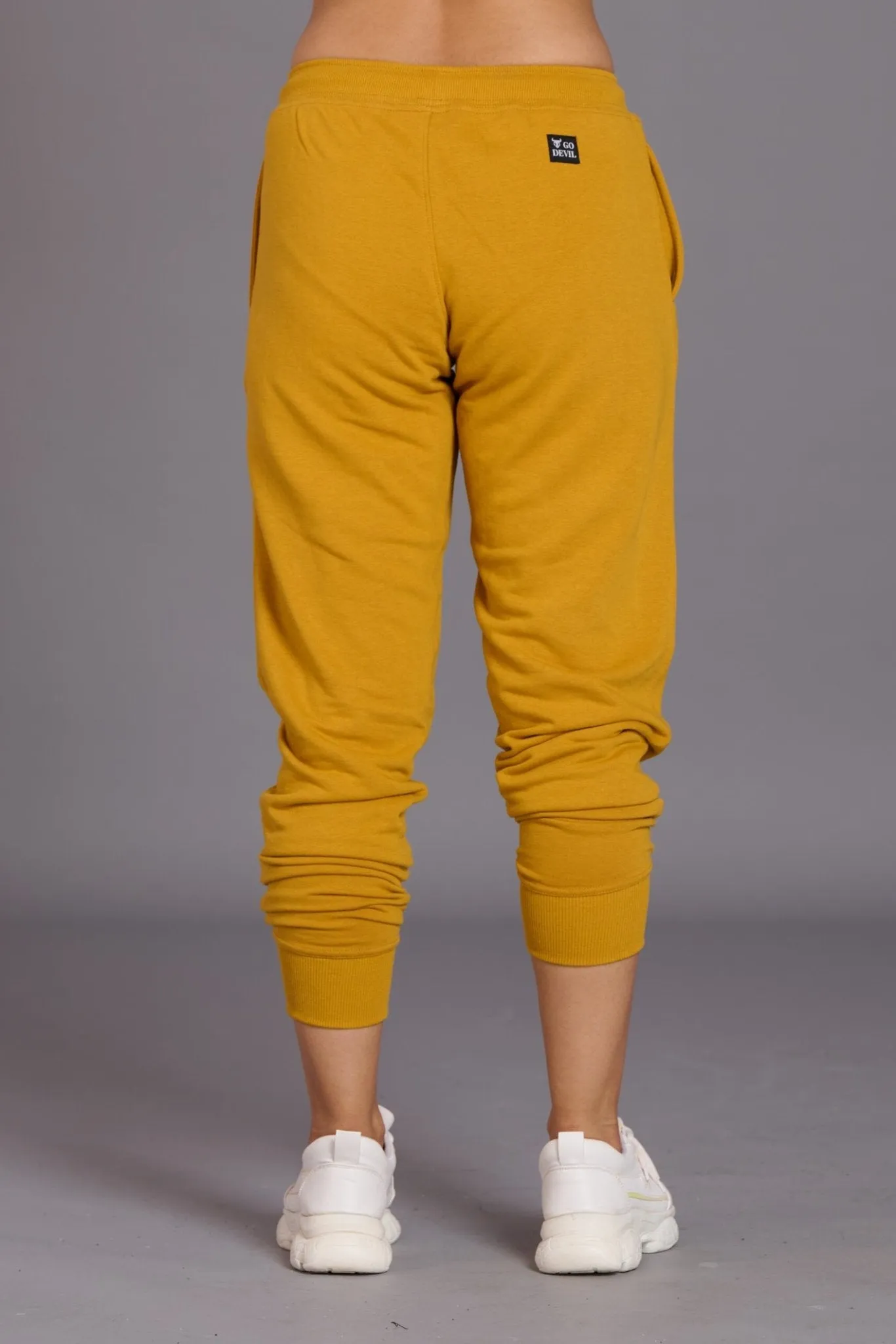 Go Devil Premium Brand Ochre Joggers for Women