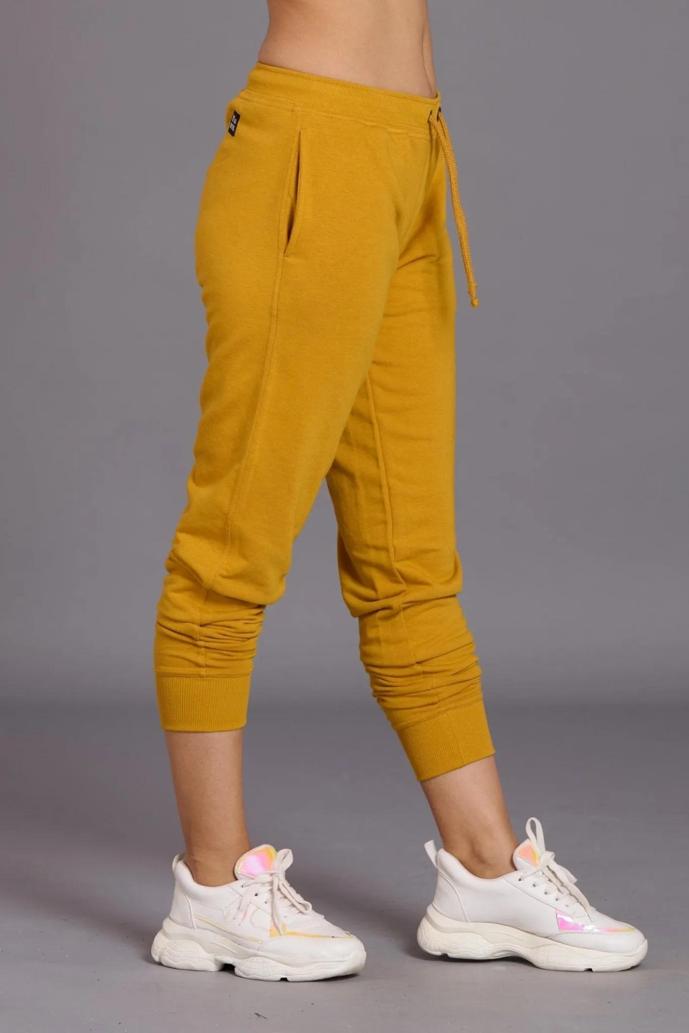 Go Devil Premium Brand Ochre Joggers for Women