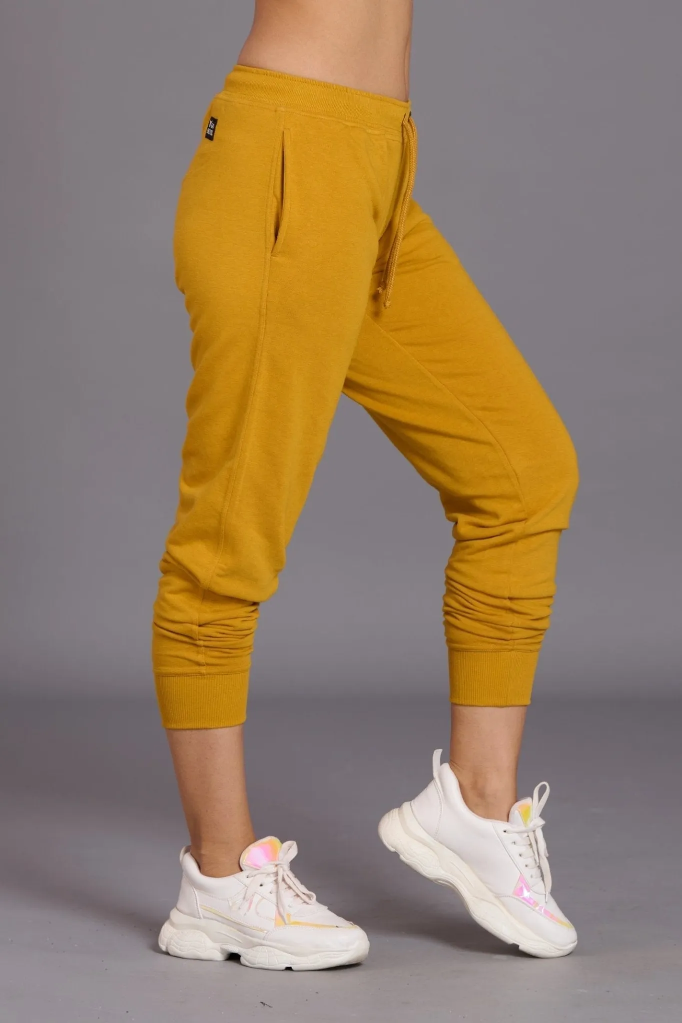 Go Devil Premium Brand Ochre Joggers for Women