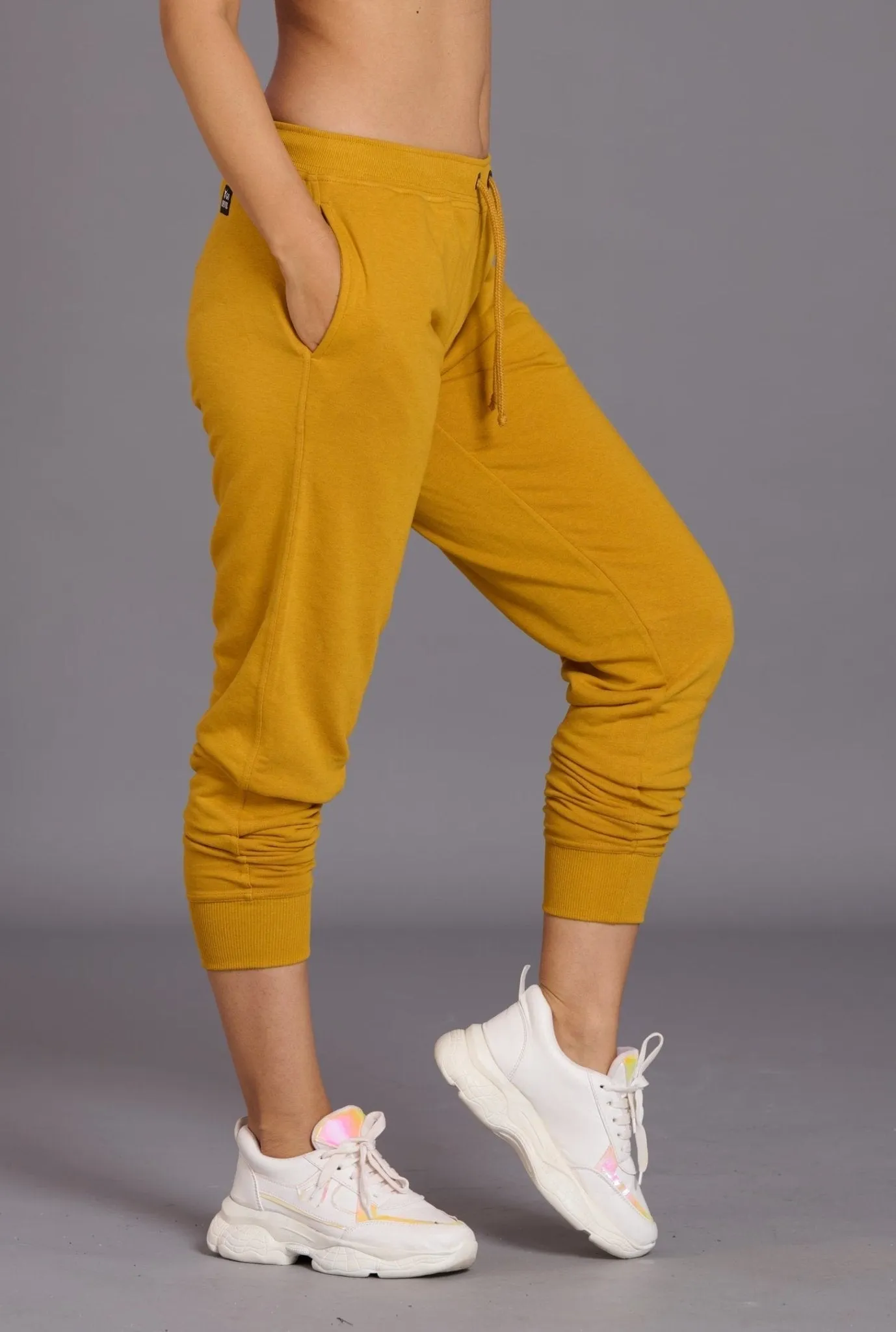 Go Devil Premium Brand Ochre Joggers for Women