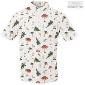 Men's Golf Mushroom Polo Shirt