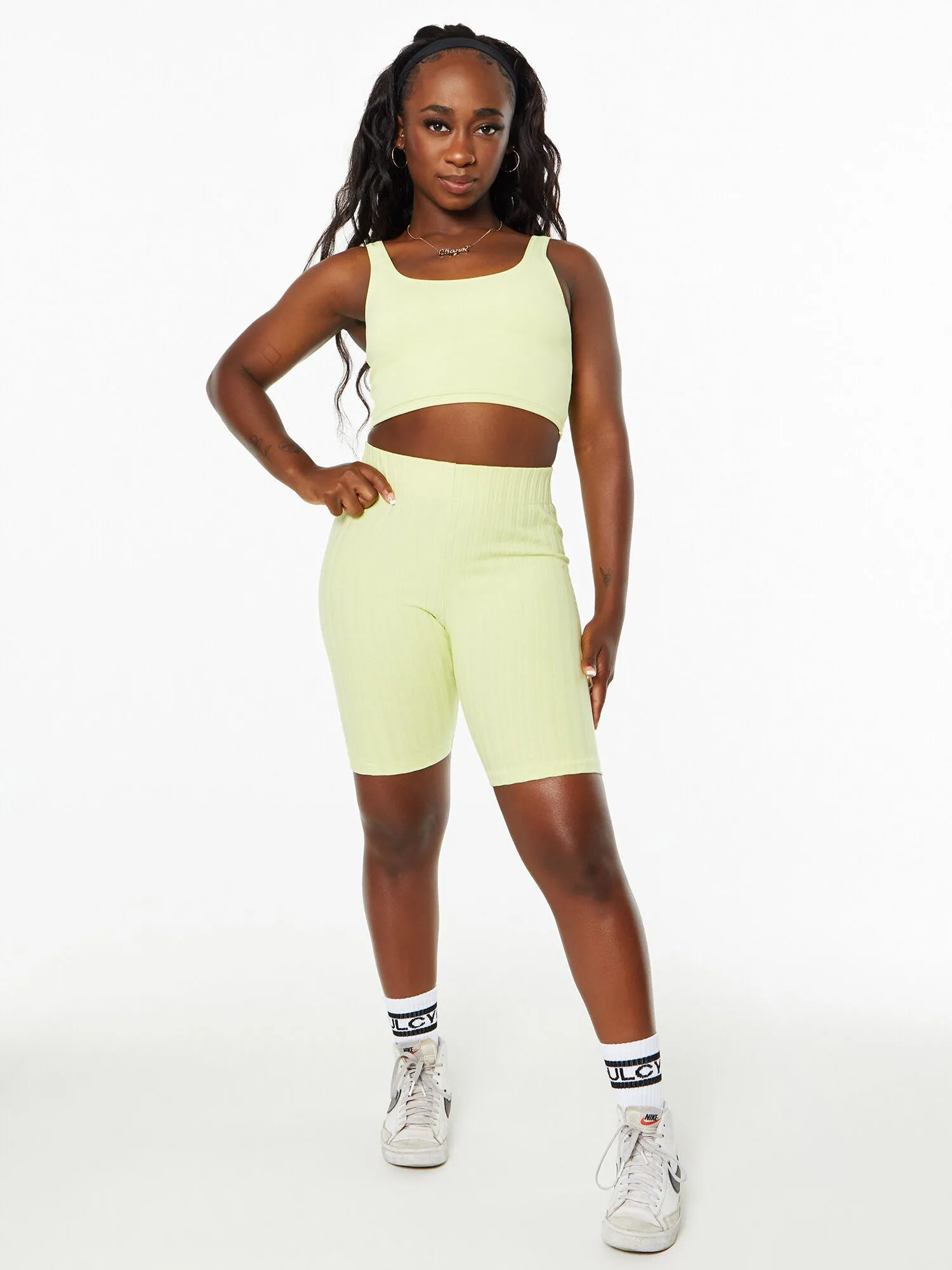 Good American | Good Compression Bra | Key Lime