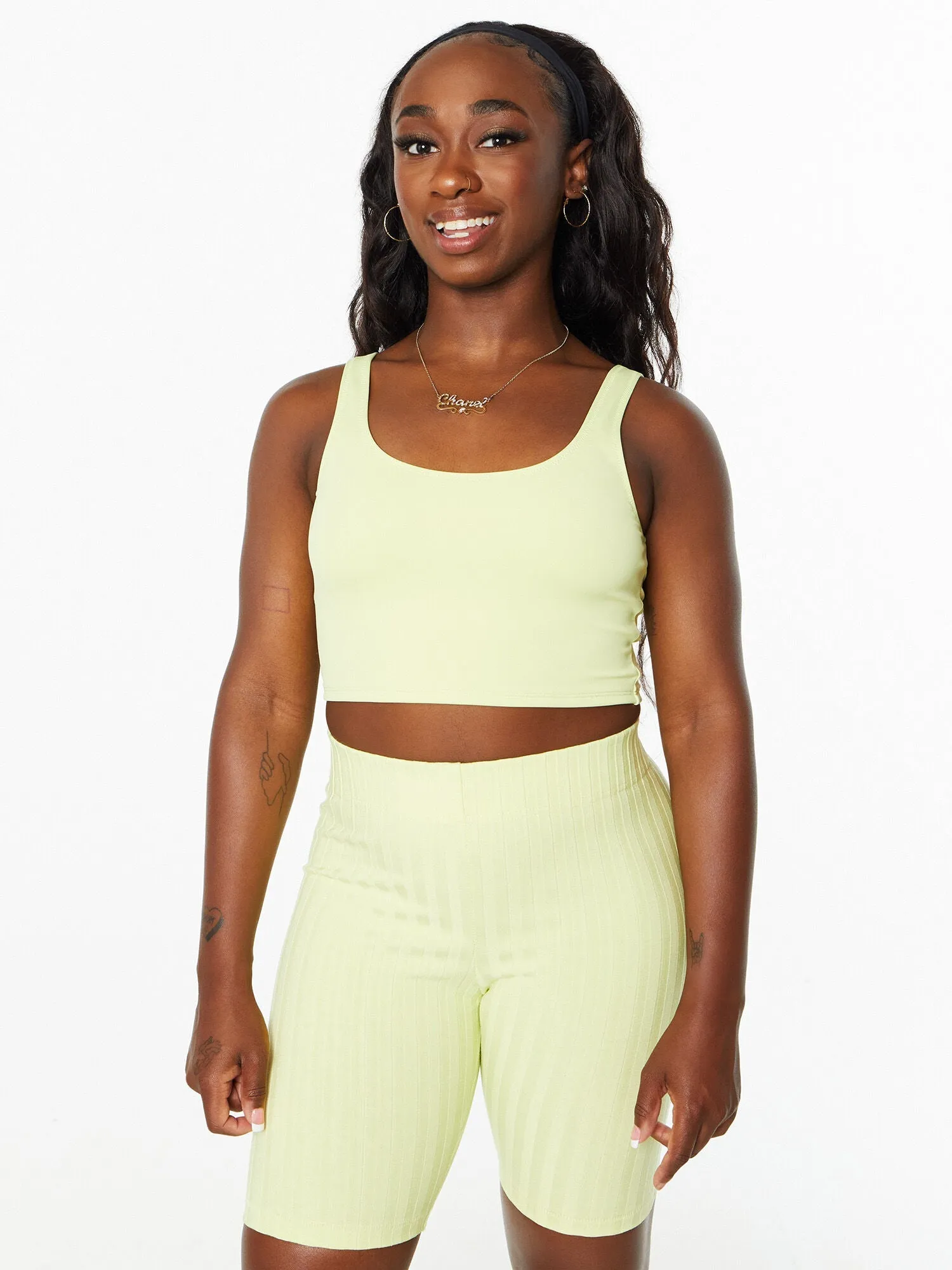 Good American | Good Compression Bra | Key Lime