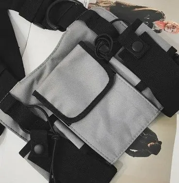 Gray Chest Bag