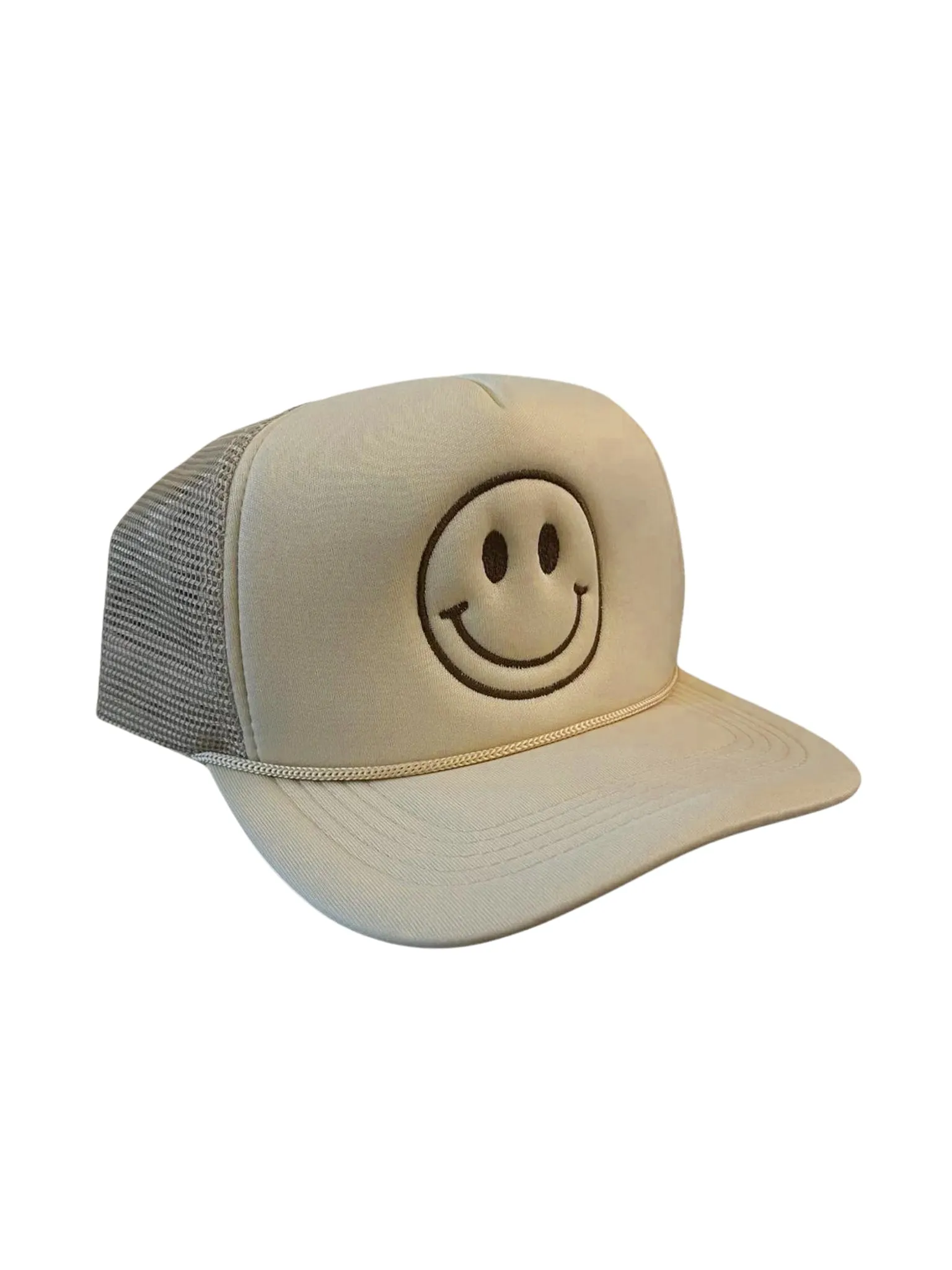 Happy Face Monochrome Trucker Hat