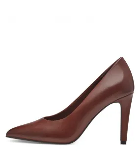 Heeled Shoes in Cognac by Marco Tozzi 22415