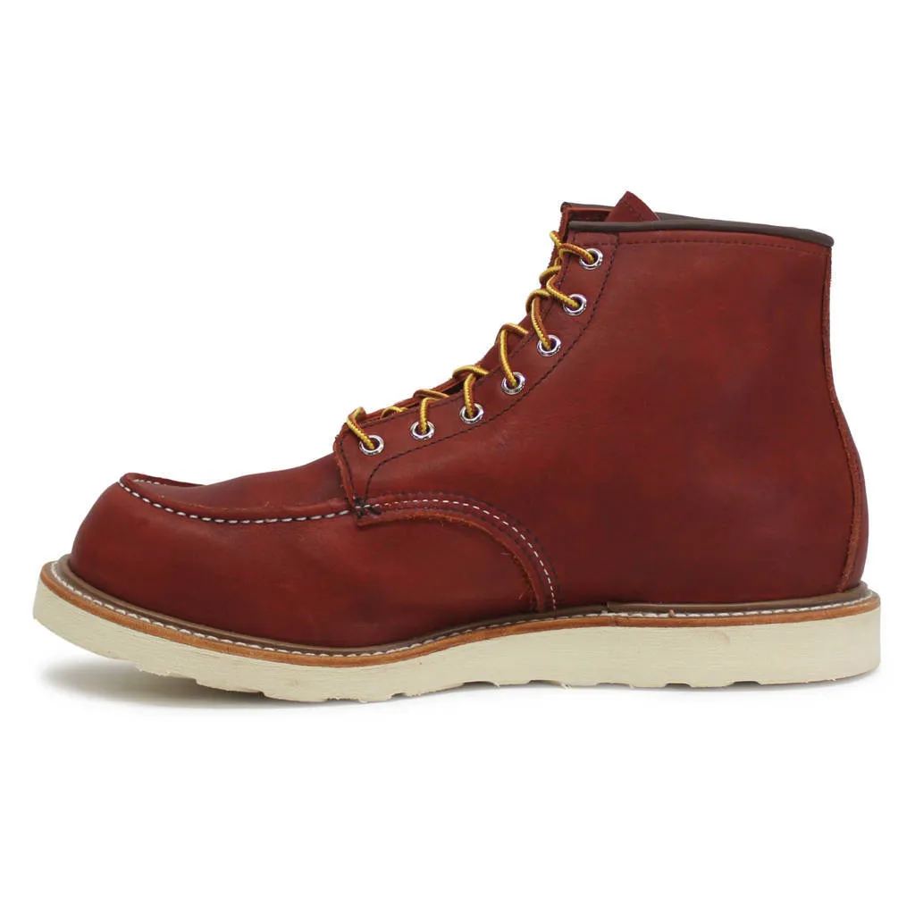 Heritage Full Grain Leather 6 Inch Classic Men's Moc Toe Boots