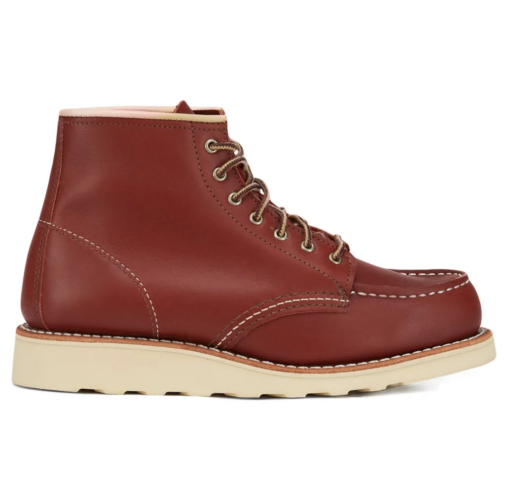 Heritage Nubuck Leather 6 Inch Classic Women's Moc Toe Boots