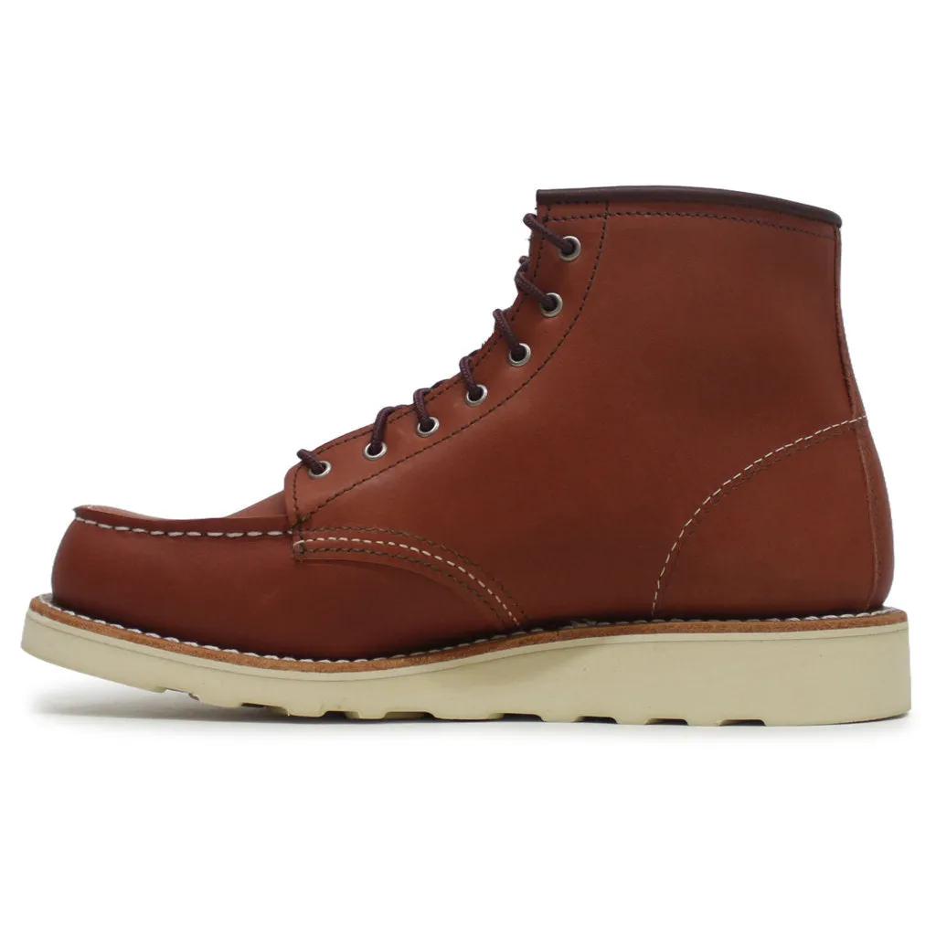 Heritage Nubuck Leather 6 Inch Classic Women's Moc Toe Boots