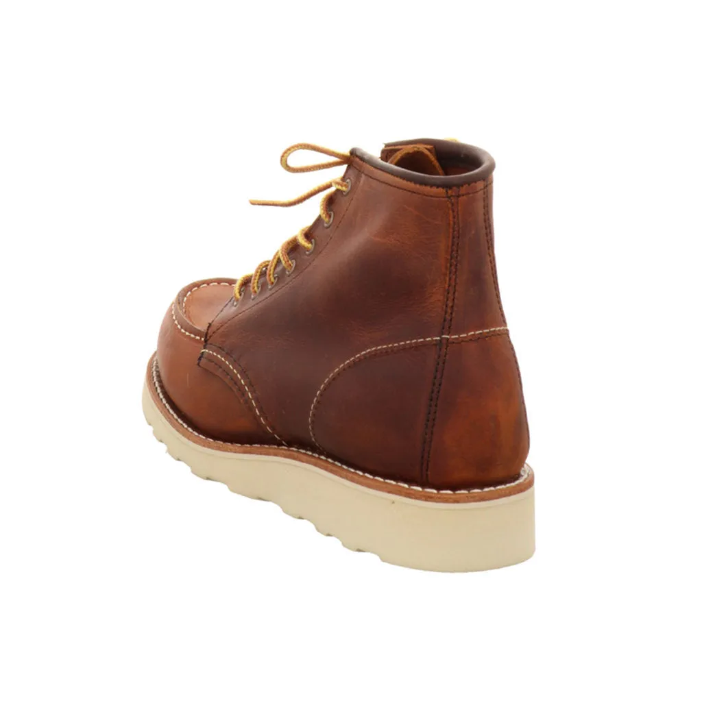 Heritage Nubuck Leather 6 Inch Classic Women's Moc Toe Boots