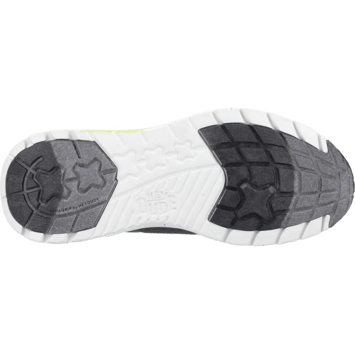 HEYDUDE Sirocco Sport Mode Trainer Heather Grey/Charcoal