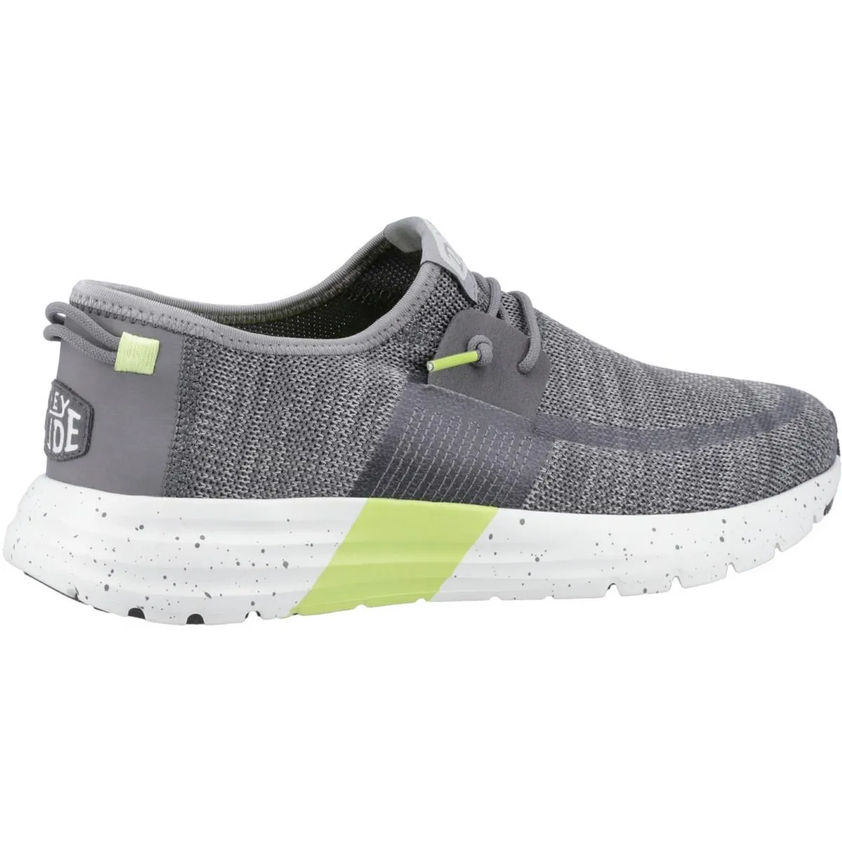 HEYDUDE Sirocco Sport Mode Trainer Heather Grey/Charcoal