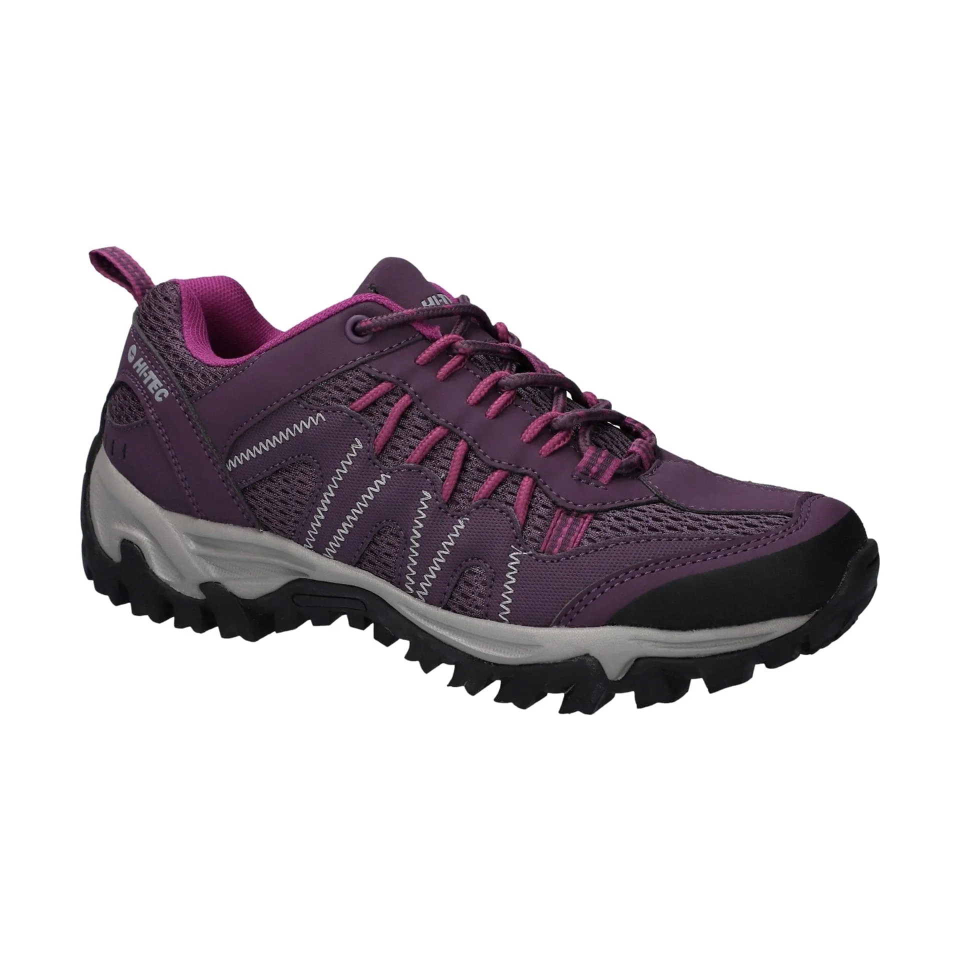 Hi-Tec Jaguar Shoes - Italian Plum/Festival Fuchsia