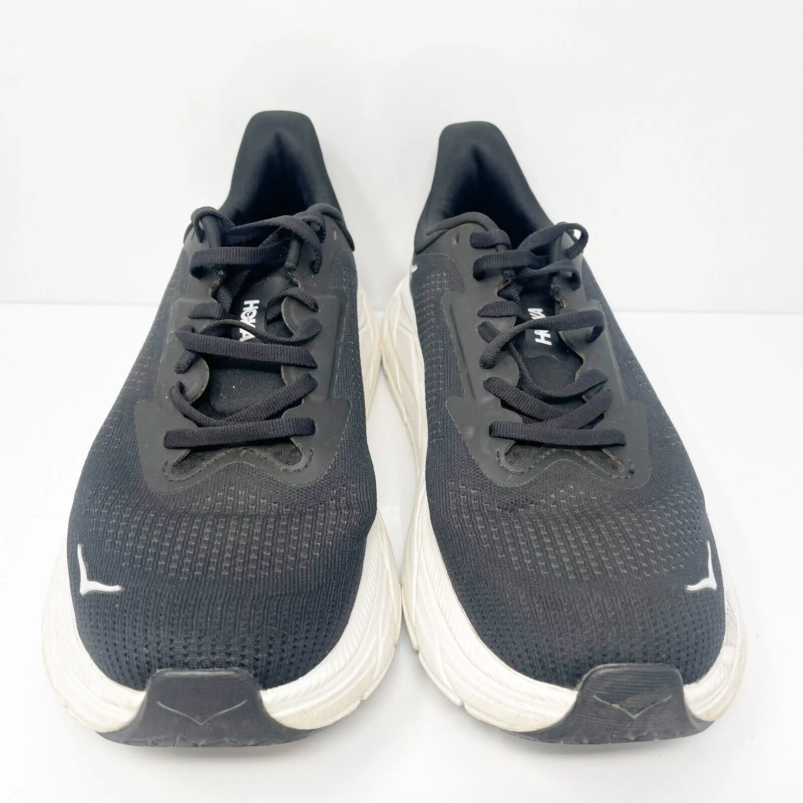 Hoka One One Womens Arahi 7 1147851 BWHT Black Running Shoes Sneakers Sz 10.5 B