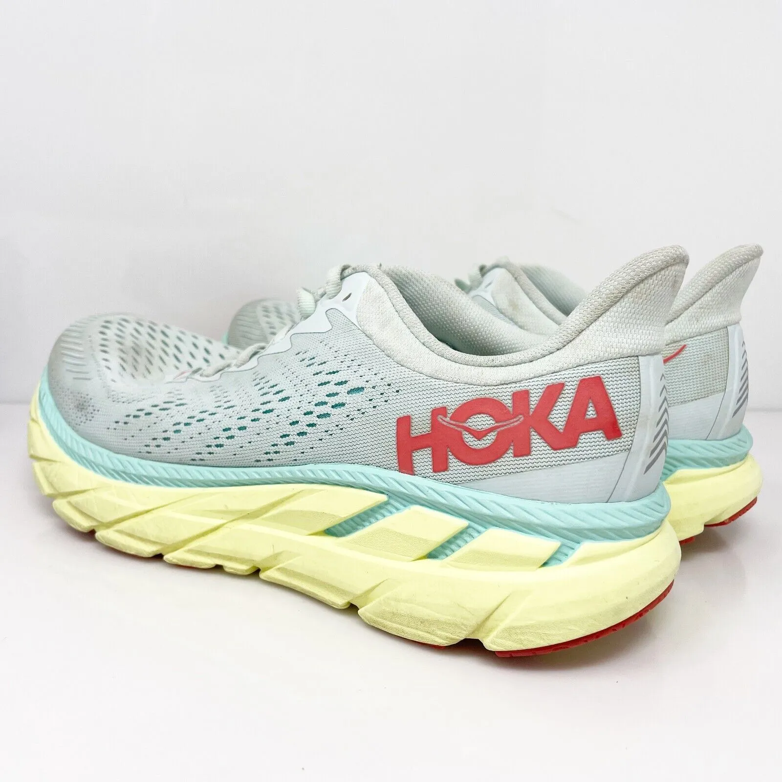 Hoka One One Womens Clifton 7 1110535 MMHC Blue Running Shoes Sneakers Size 9 D