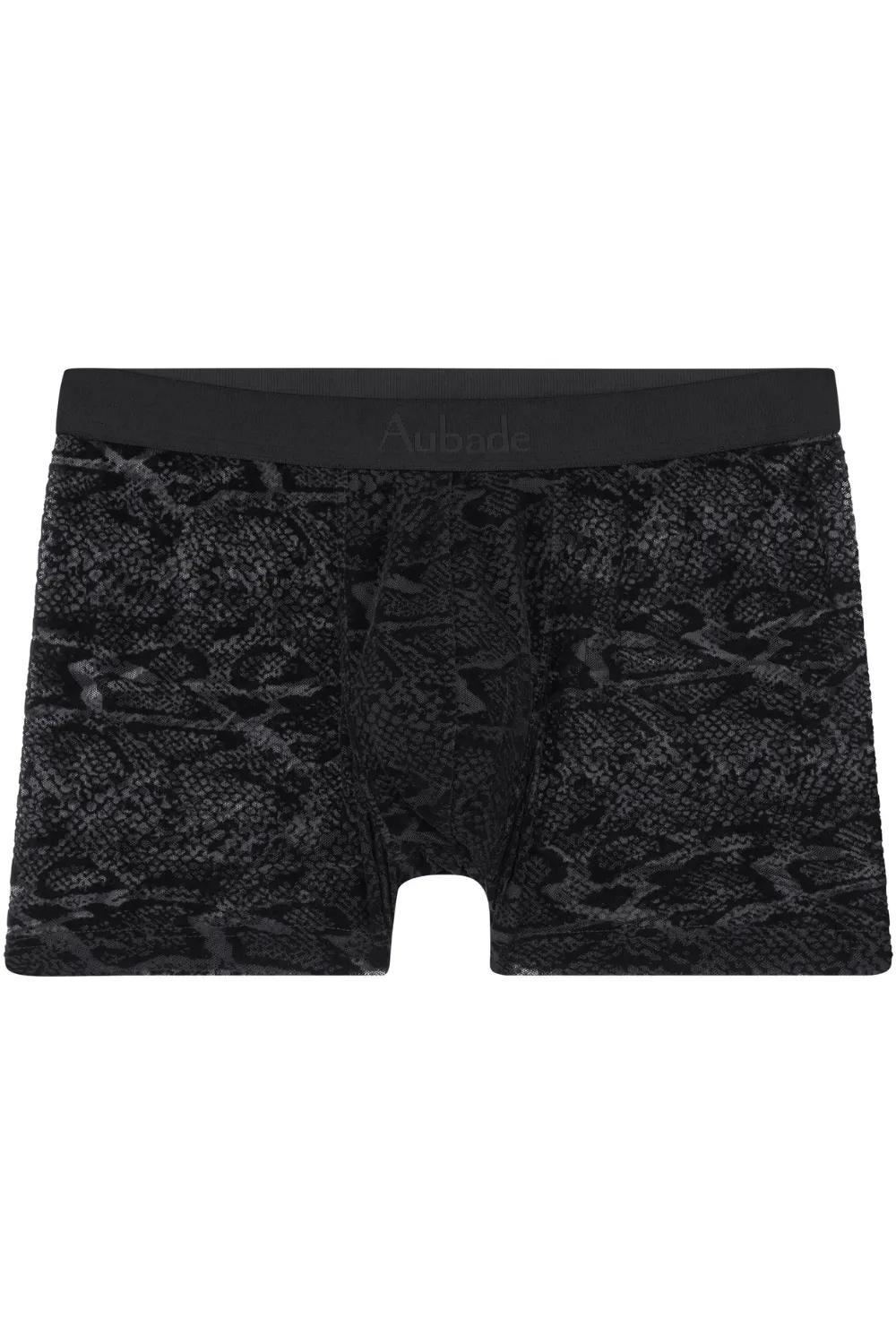 Homme Men Black Python Boxer