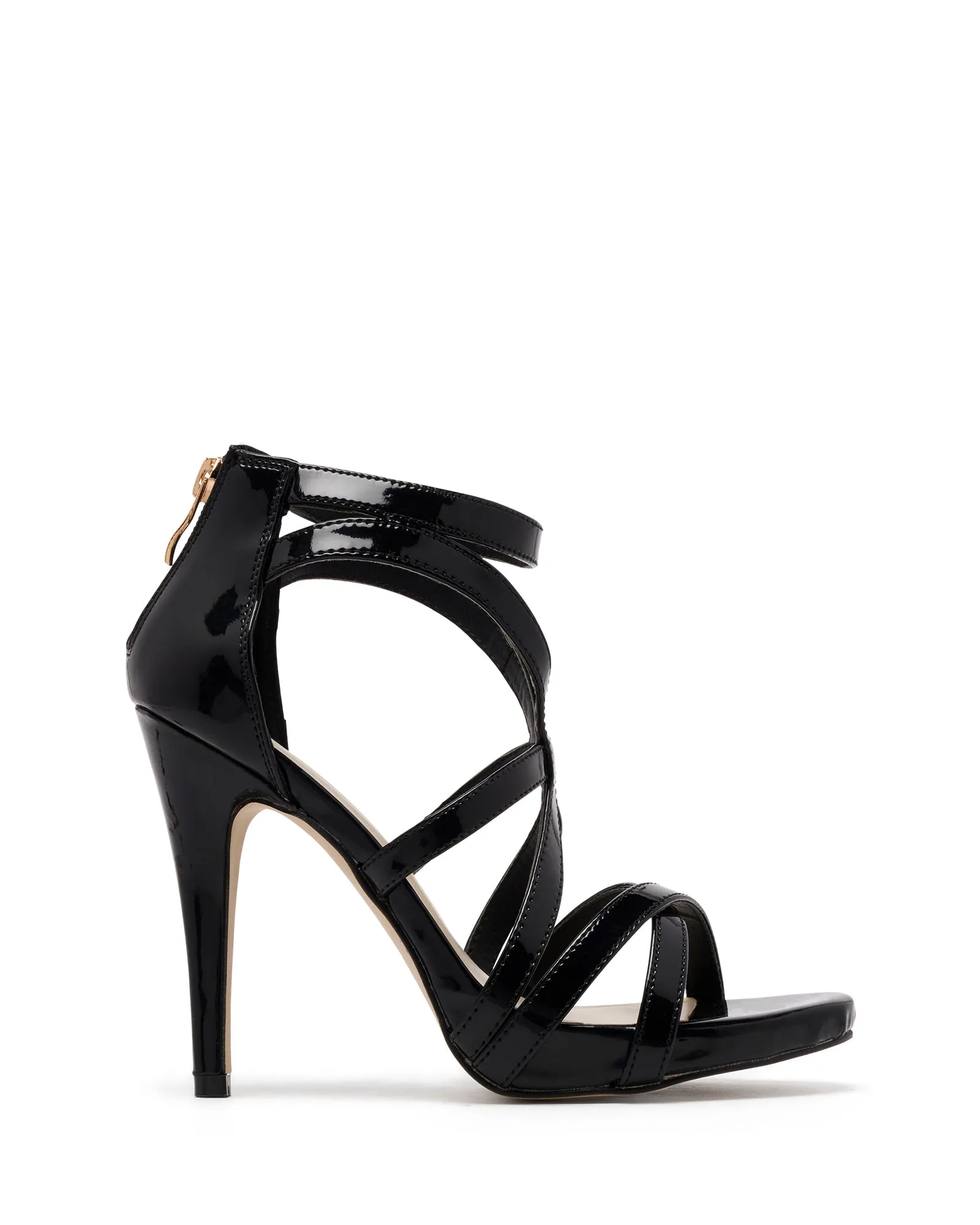 Inlet Heel Black Patent