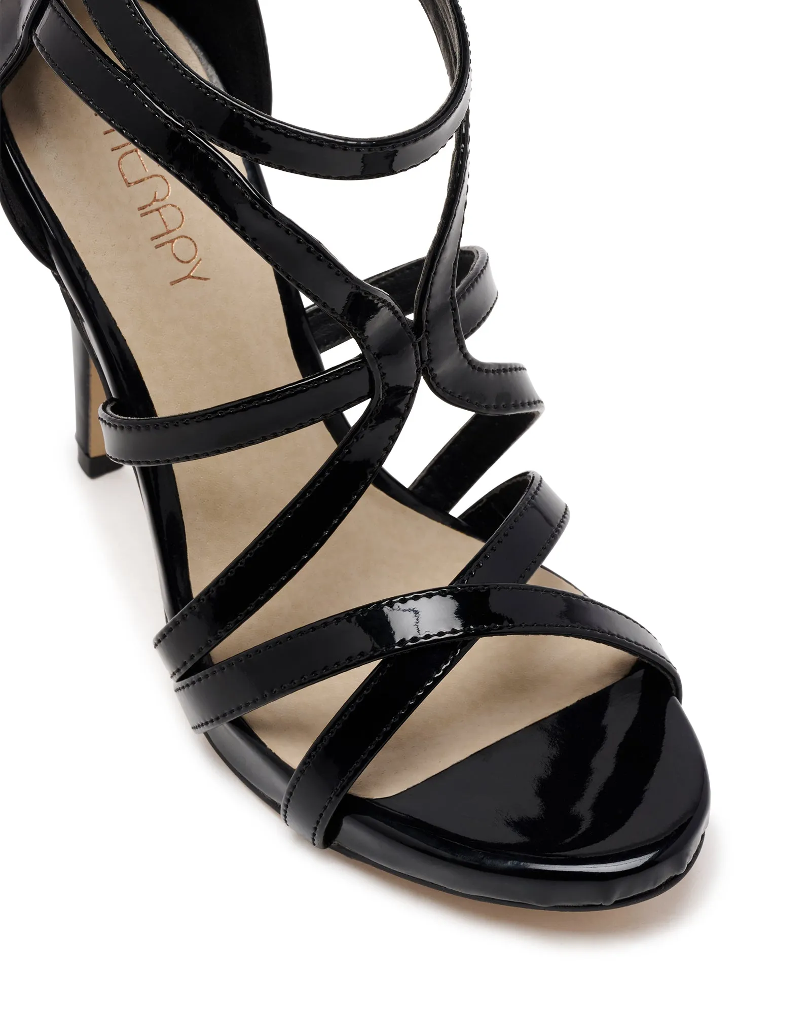 Inlet Heel Black Patent