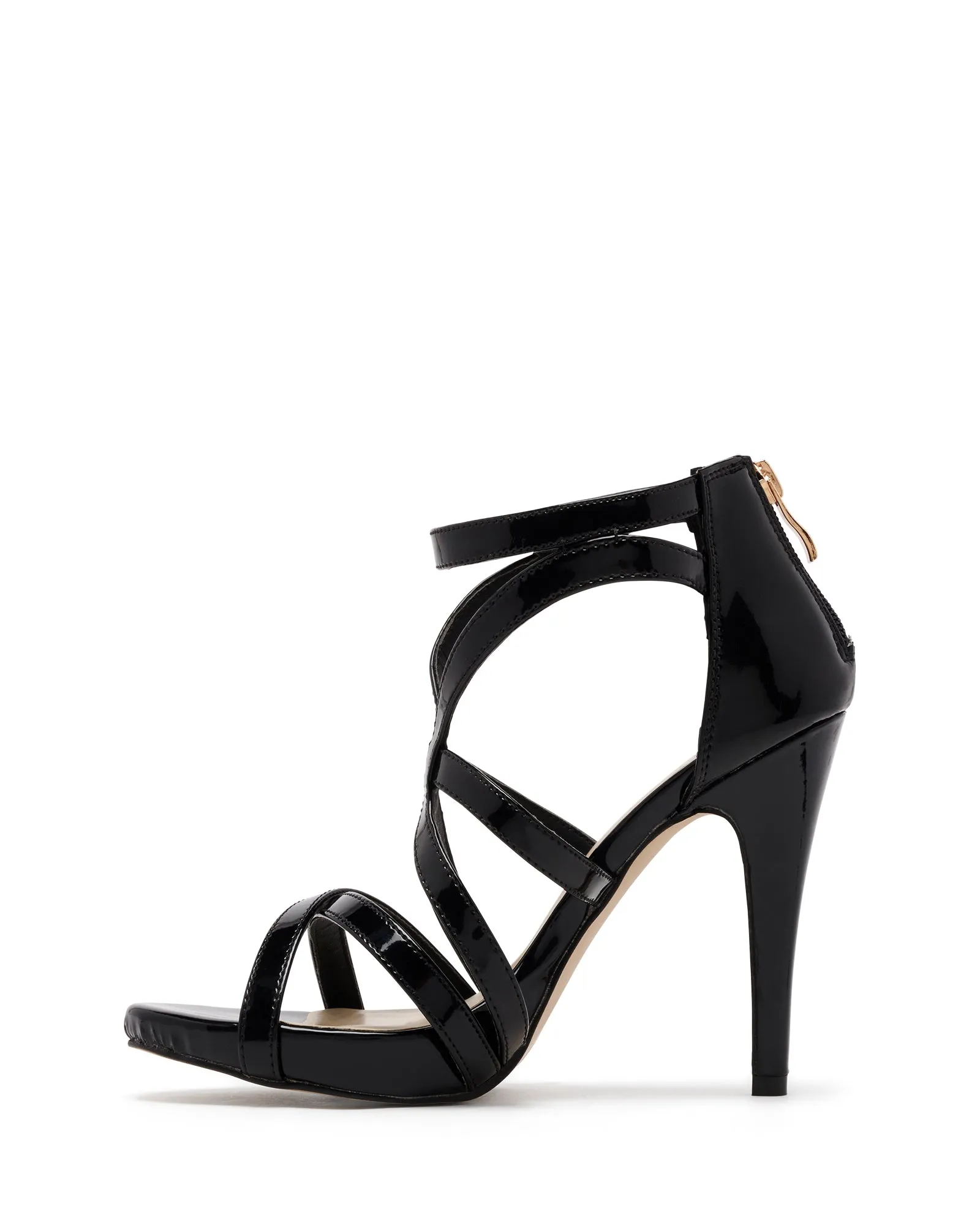 Inlet Heel Black Patent