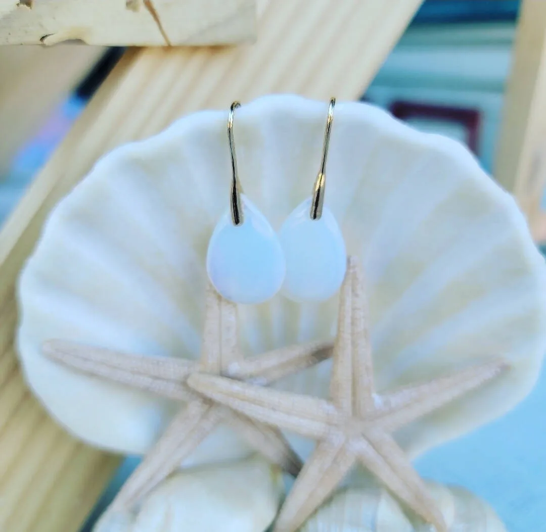 Island Girl Art - Handcrafted Opal Stone Earrings