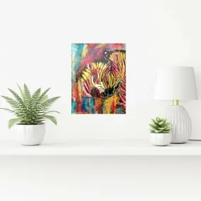 Island Girl Art - Zebra Print