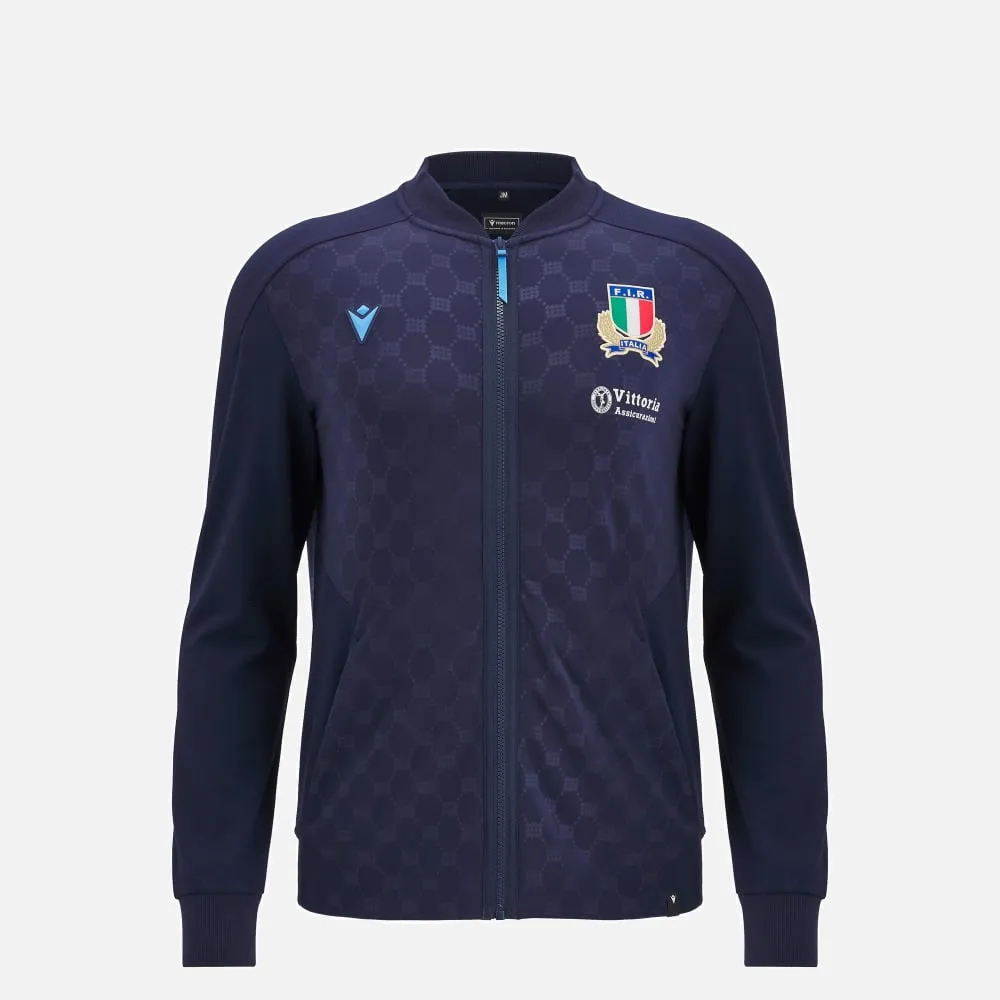 Italia rugby 2024/25 kid's athleisure anthem jacket