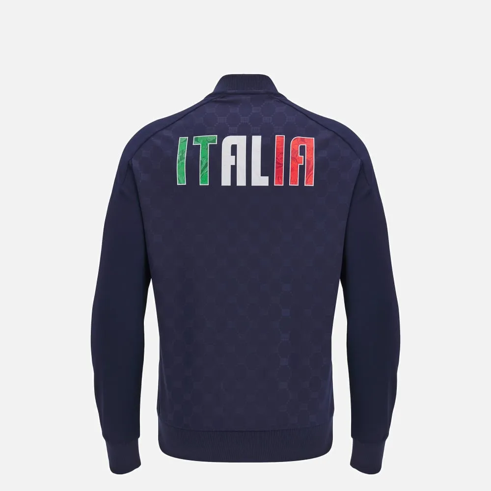 Italia rugby 2024/25 kid's athleisure anthem jacket