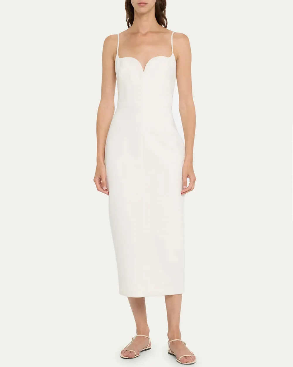 Loren Ivory Midi Dress