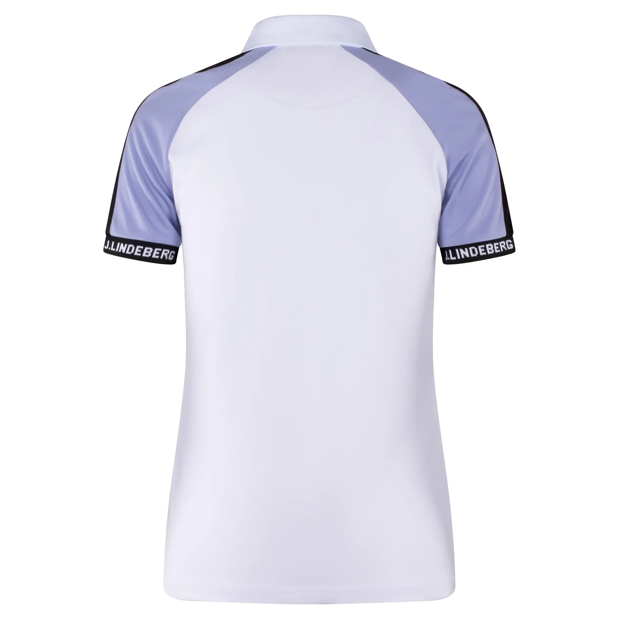 Ladies White J Lindeberg Perinne Golf Polo Shirt