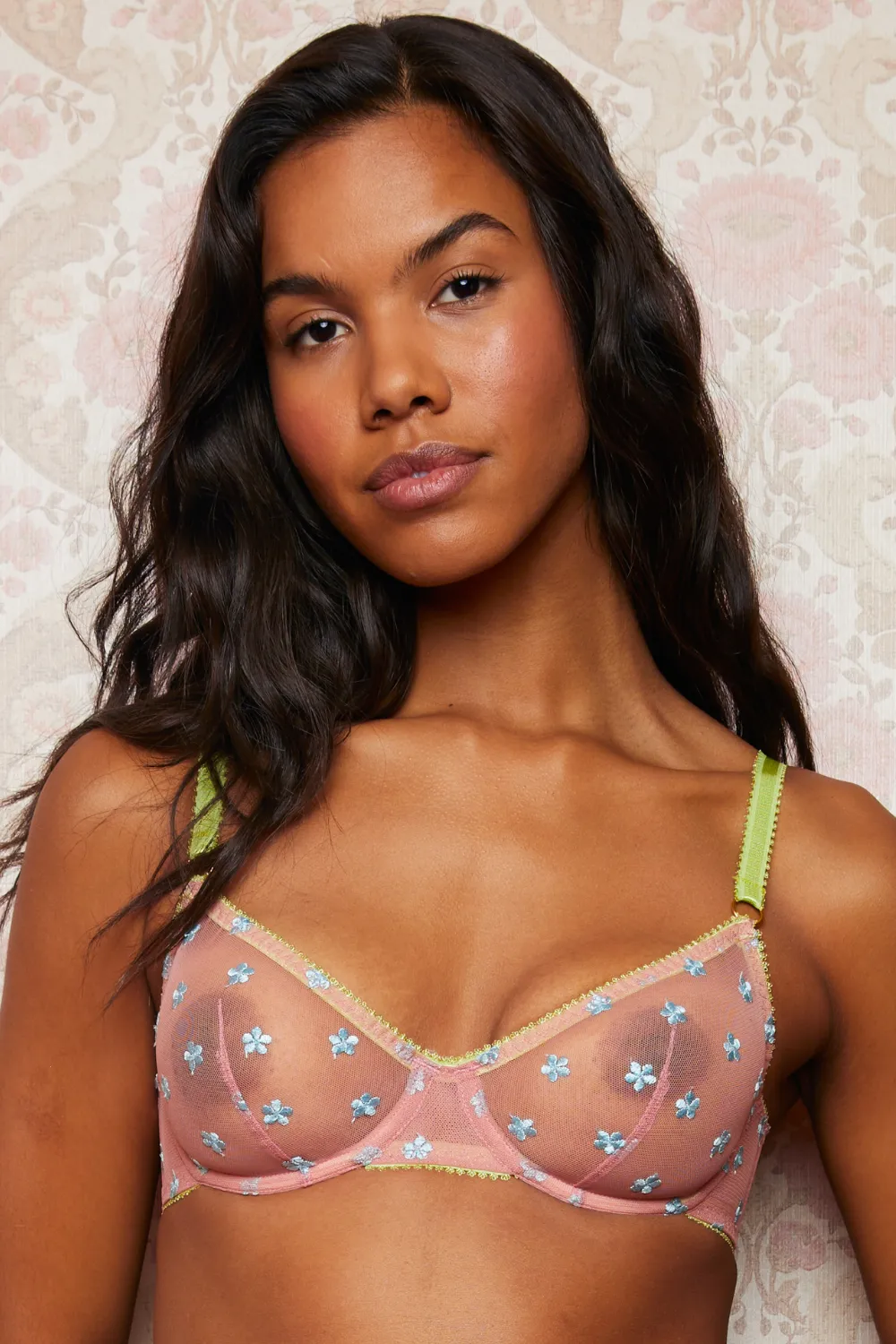 Jaime Underwire Bra with Embroidered Details