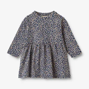 Jersey Dress L/S Sessa - blue flowers