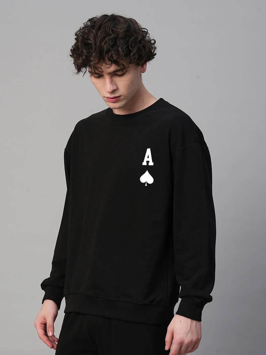 Joker And Thief Men Drop Shoulder Premium Terry Sweatshirt