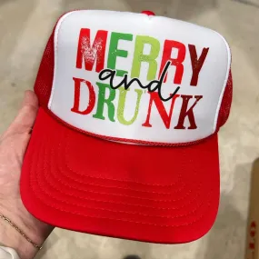 Joyful and Intoxicated Truck Driver Cap