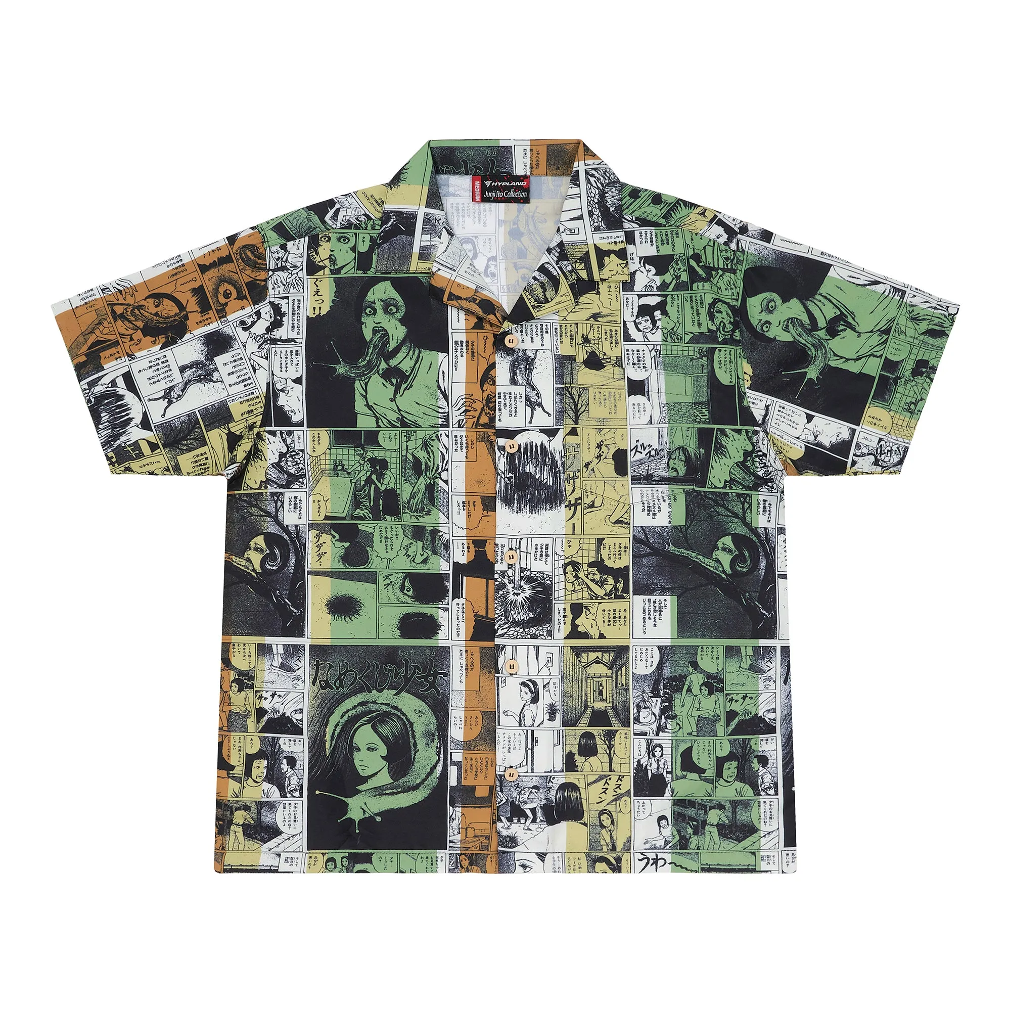 JUNJI ITO SNAIL GIRL BUTTON UP SHIRT (MULTI)