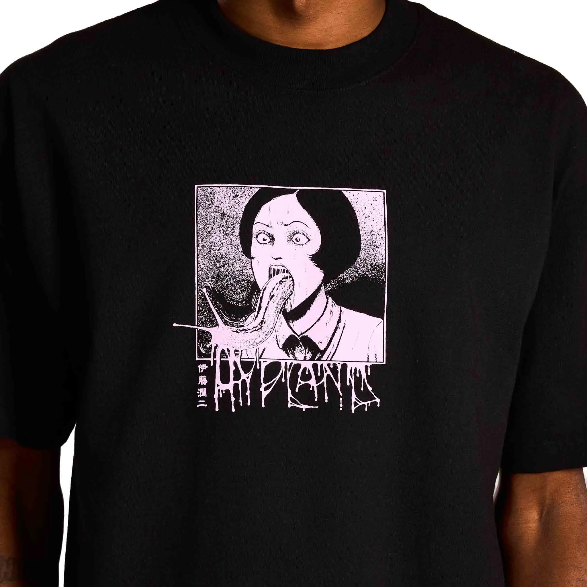 JUNJI ITO SNAIL GIRL SHIRT (BLACK)