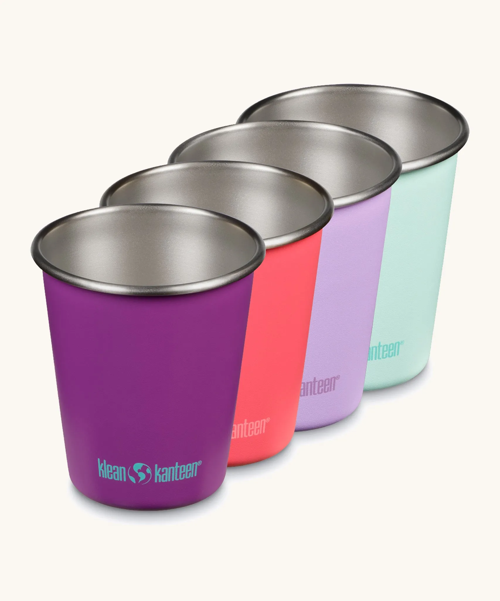 Klean Kanteen 10oz/296ml Steel Kid Cups - 4 Pack