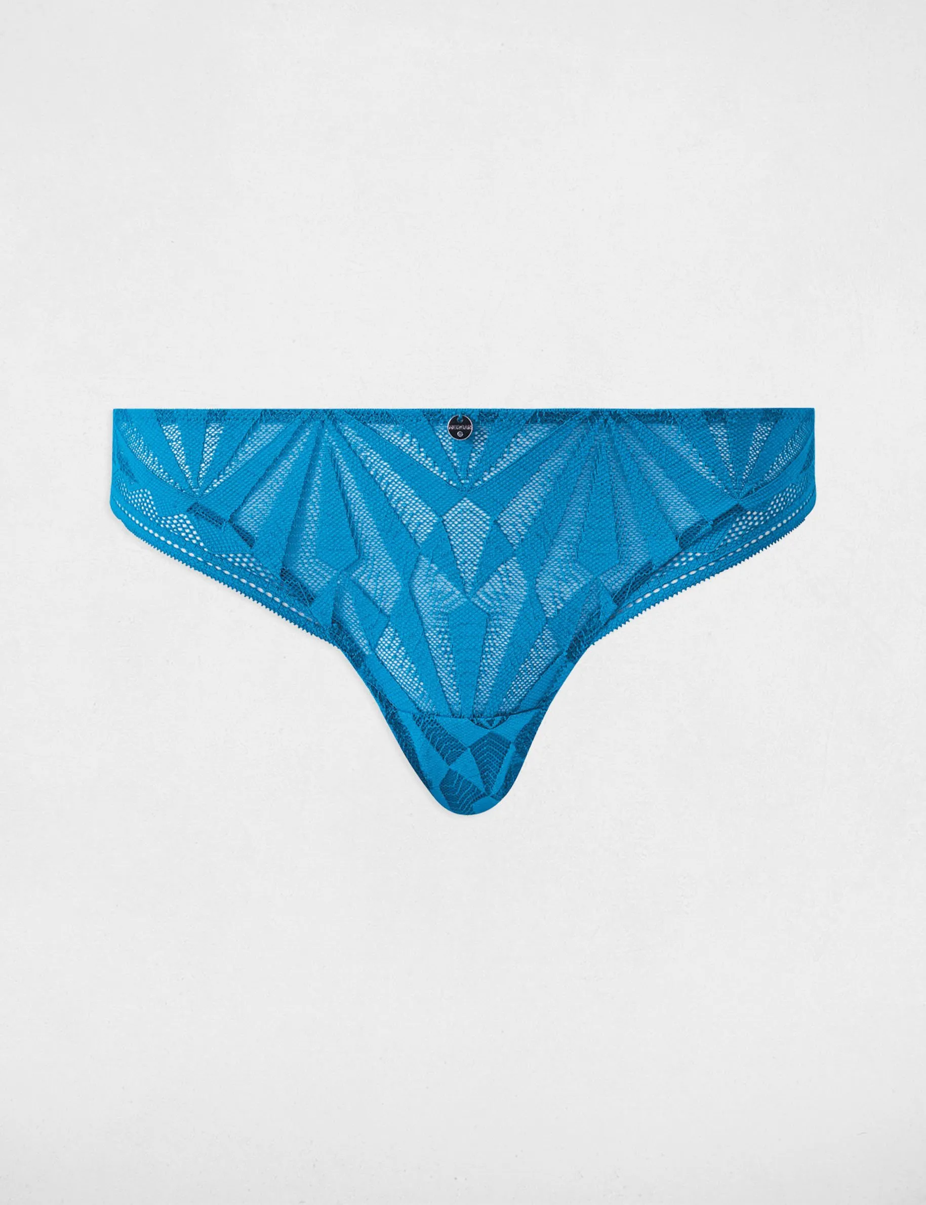 Lace Brazilian briefs blue ladies'