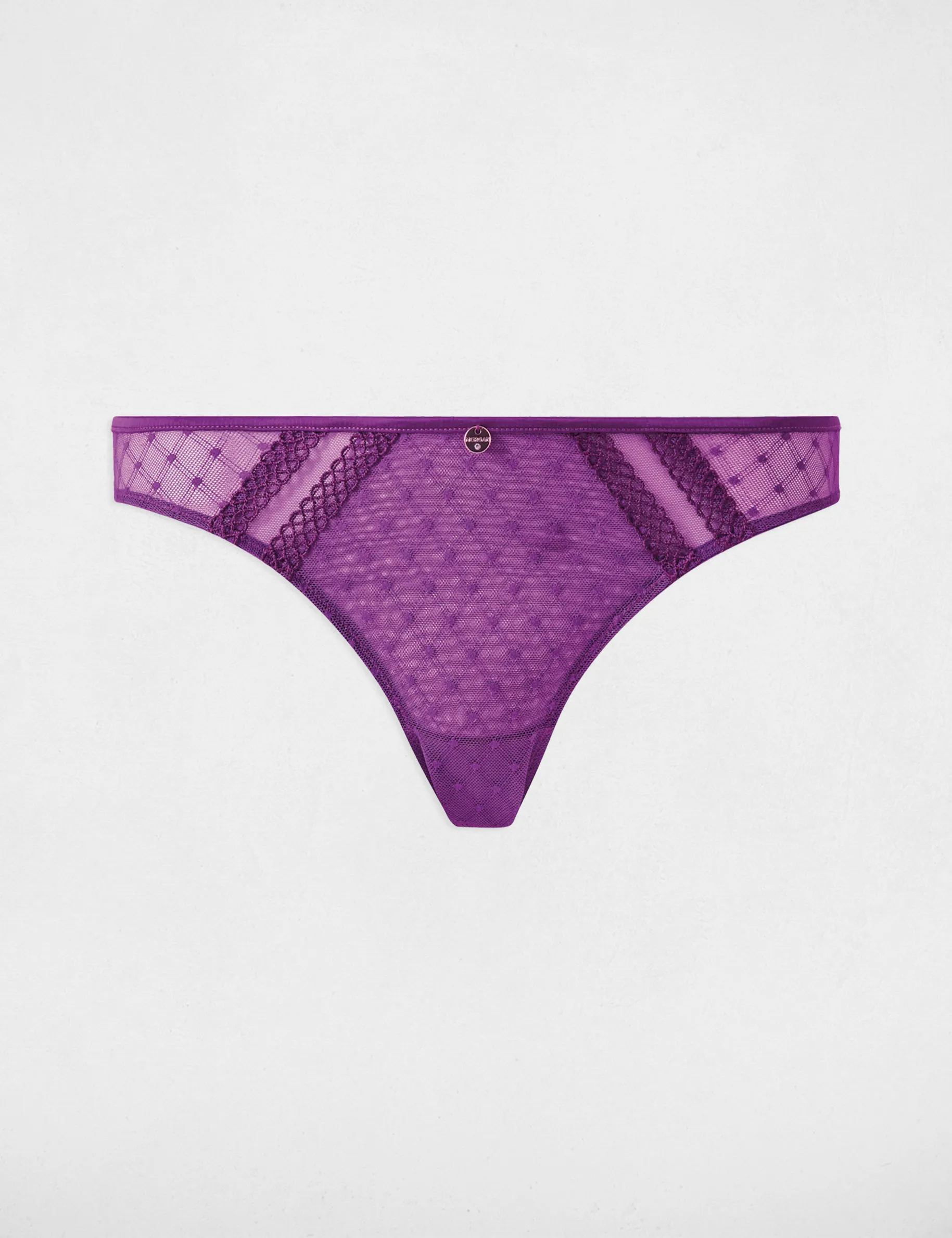 Lace briefs purple ladies'