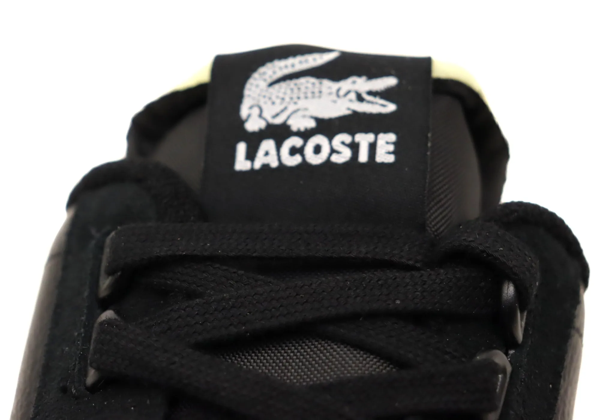 Lacoste Mens Leather Lace Up T Clip Premium Sneakers