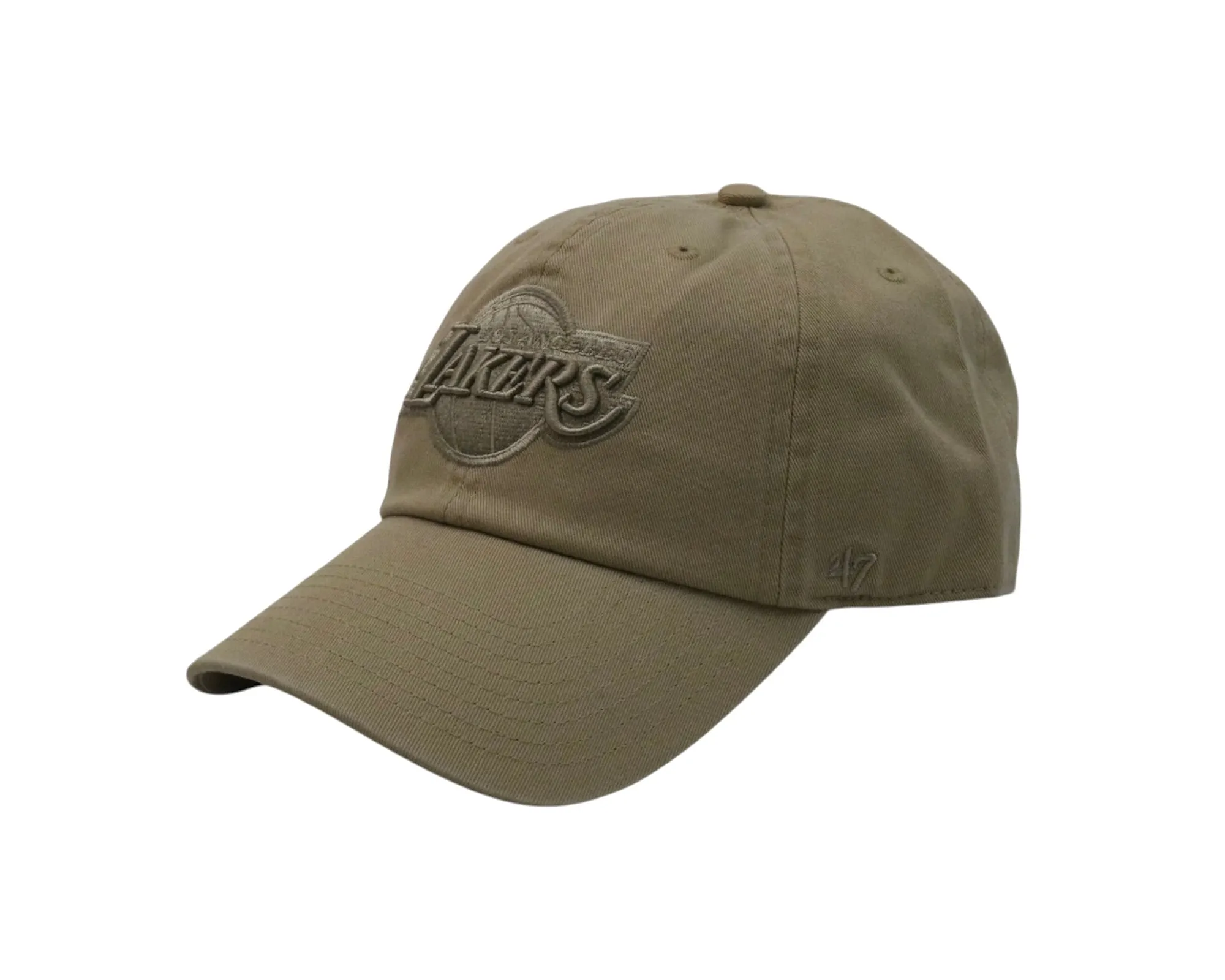 Lakers 47 Clean Up Khaki Hat