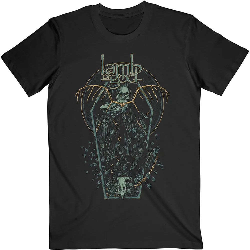 Lamb of God Coffin Copia Shirt - Official Band Merch ?