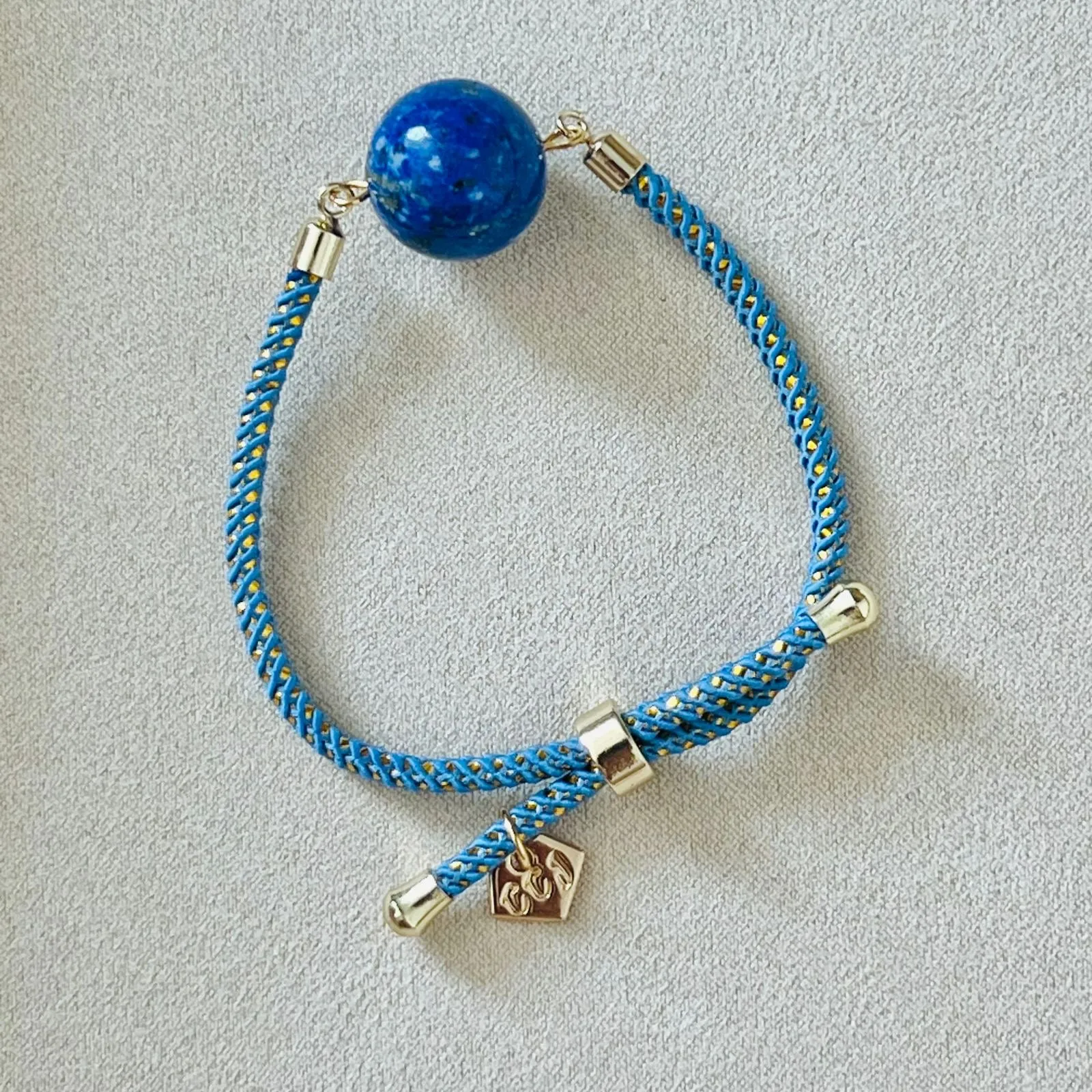 Blue String Lapis Lazuli Bracelet for Girls