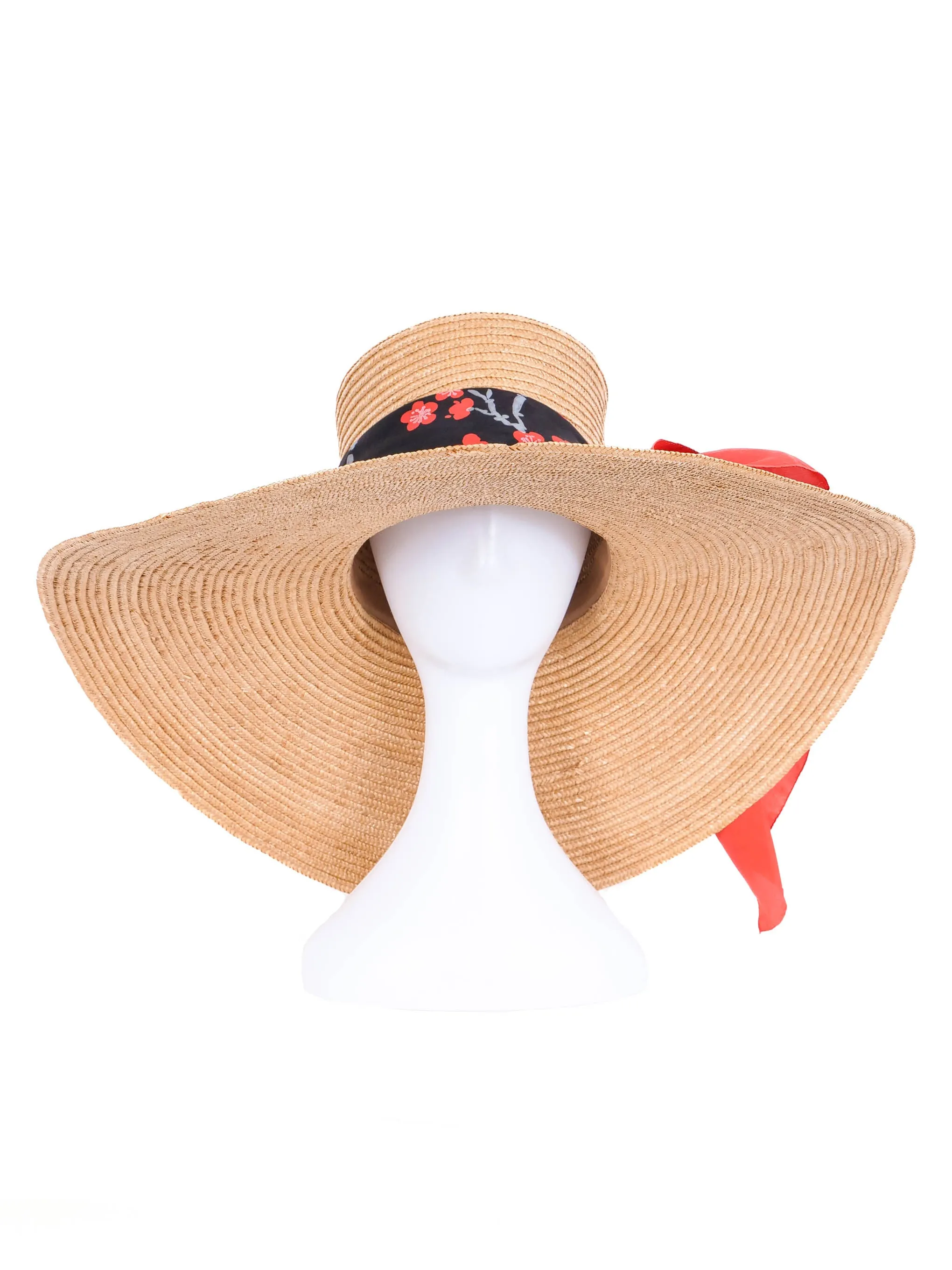 Large Wide Brimmed Straw Hat