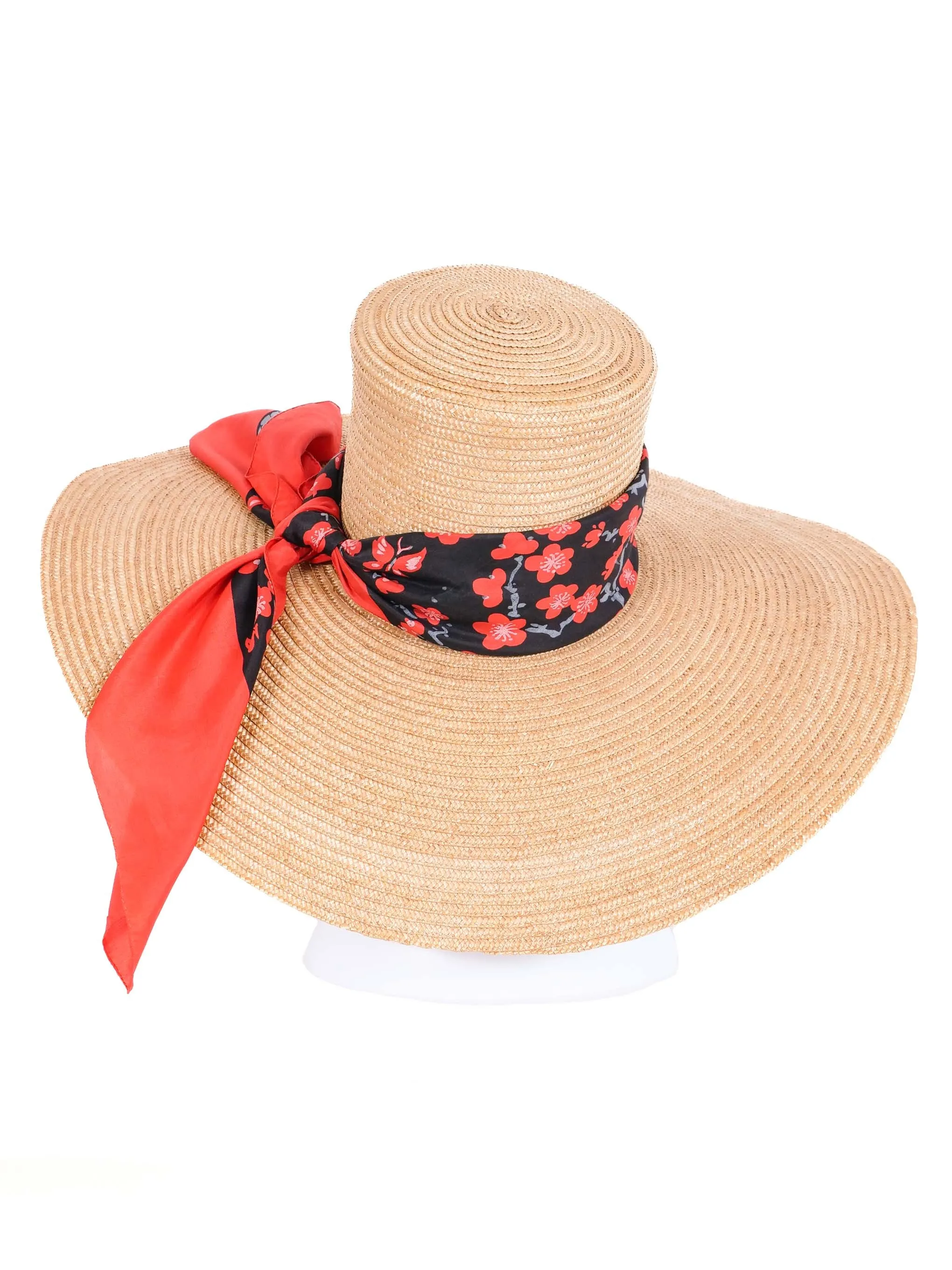 Large Wide Brimmed Straw Hat