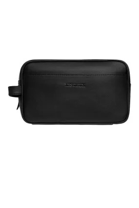 Black Leather Wash Bag by Les Deux