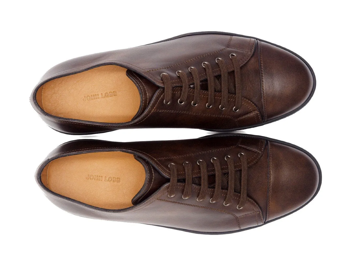 Dark Brown Museum Calf Leather Shoes by Levah