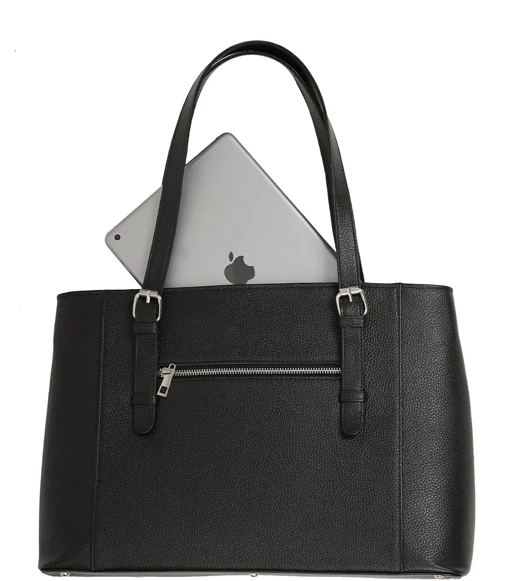 Lewis Black Real Leather Shoulder Tote Bag for Women