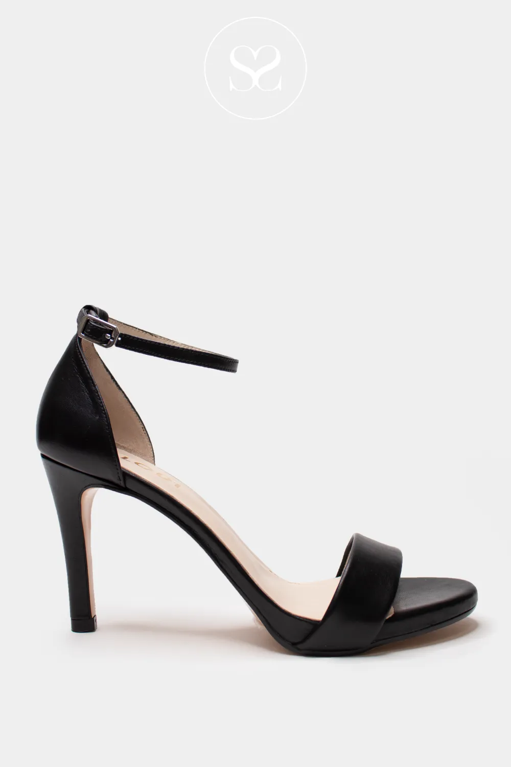 LODI IGOR-X BLACK HIGH HEEL SANDALS